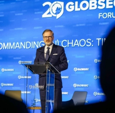 Czech Prime Minister Petr Fiala at GLOBSEC