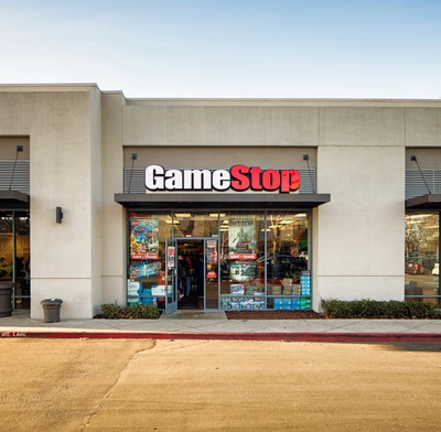 Entrance to a Gamestop store
