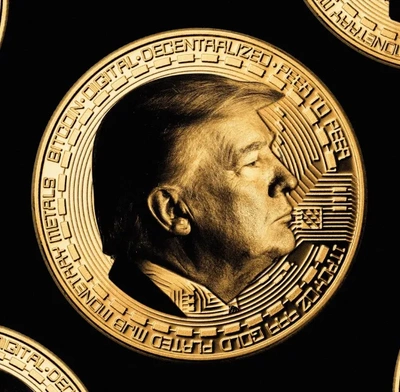 Trump on a coin