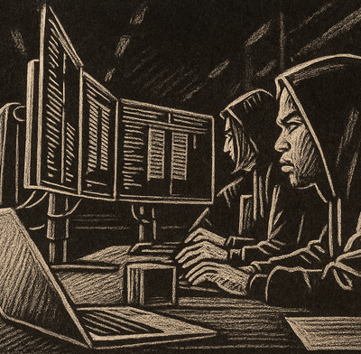 Cyber criminals plan an attack