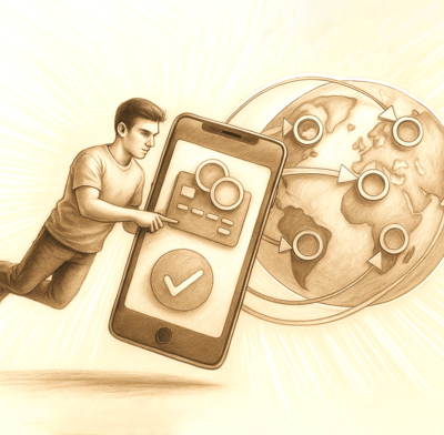 Consumer orbits the world paying via stablecoins
