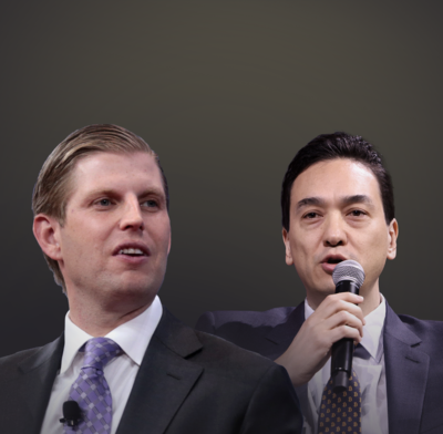 Simon Gerovich and Eric Trump