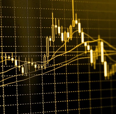 A volatile market graph